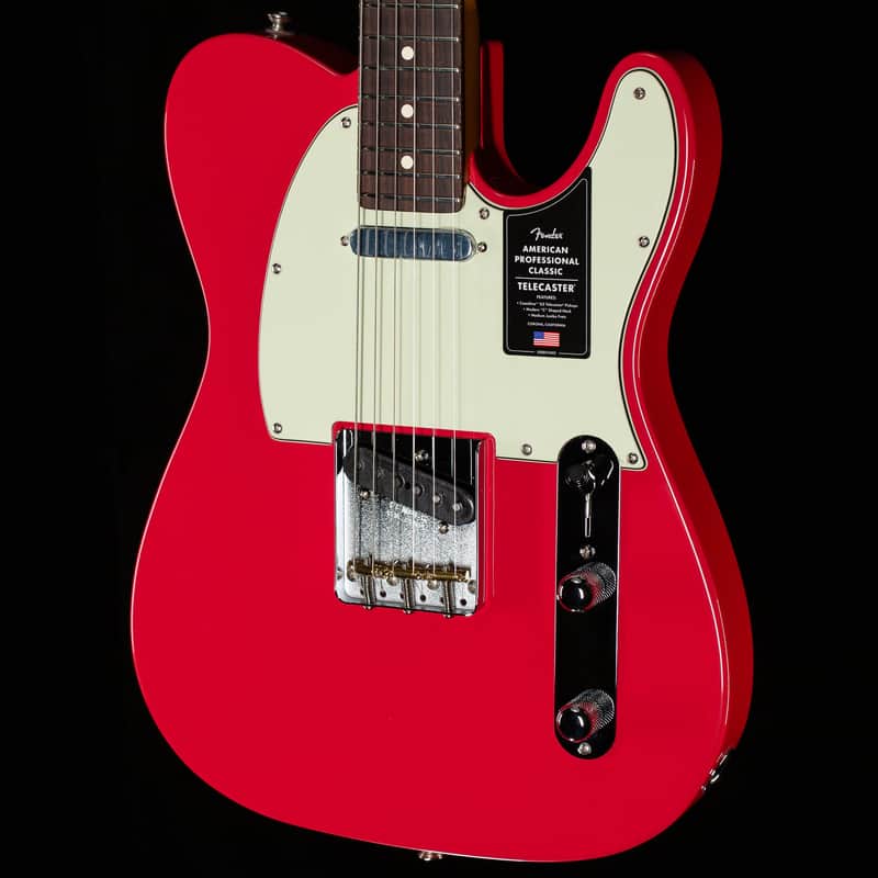 Fender American Professional Classic Telecaster Rosewood Fingerboard Faded Dakota Red (603) image 1