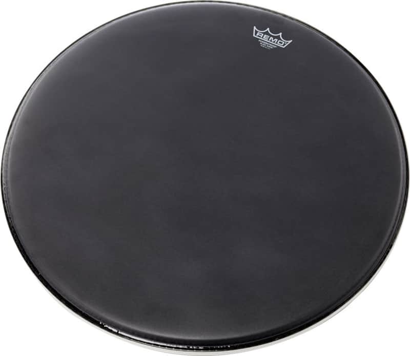 Remo Powerstroke Black Suede 22" image 1