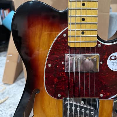 G&L Tribute Series ASAT Classic Bluesboy Semi-Hollow with Maple Fretboard 2010 - Present - 3-Tone Sunburst image 3