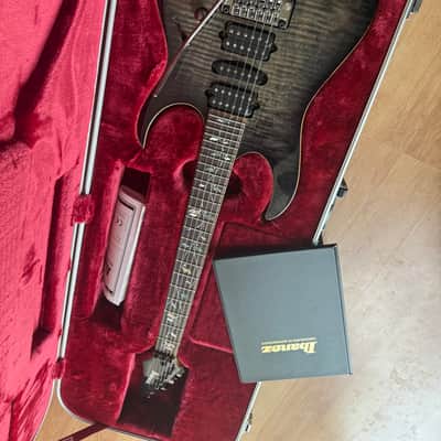Ibanez RG8570Z-BRE J. Custom with Rosewood Fretboard 2017 - 2019 - Black Rutile US CUSTOMERS TARIFF FEES ARE INCLUDED IN SHIPPING COST AND PREPAID image 4