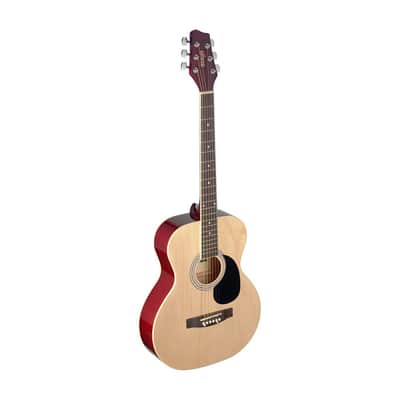 Stagg 4/4 Auditorium Acoustic Guitar - Basswood - SA20A NAT image 4