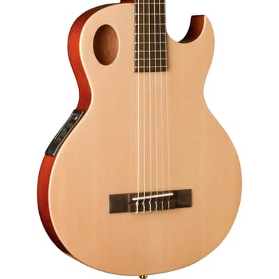 Washburn EACT42S Thinline Nylon String Classical Acoustic Electric Guitar image 4