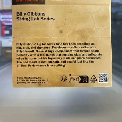 Dunlop Billy Gibbons String Lab .08-.040 - New - sealed image 3