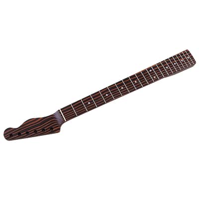 21-Fret Zebra wood Guitar Neck for Tele image 2