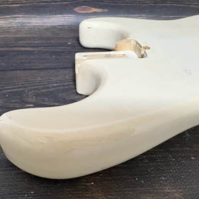 80s KRAMER Baretta Shape Body White 1H JK-1000 LK EK w/Plate Made in Japan as is image 9