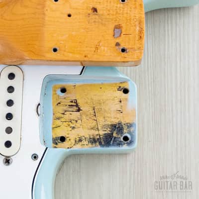 1966 Fender Stratocaster Vintage Electric Guitar Sonic Blue w/ Case image 18