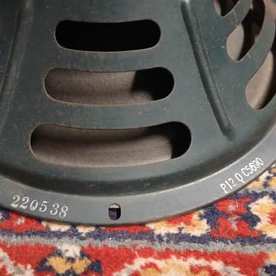 1955 Jensen P12Q 12" 40 Watt 8 Ohm Speaker Original Cone Rare image 3
