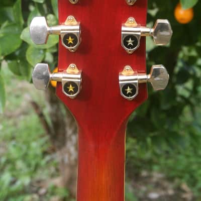 Greco Canda 404 J200 style guitar 1973 Sunburst+Hard Case | Reverb