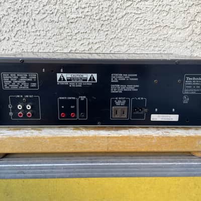 Vintage Technics RS-TR157 Stereo Double Cassette Deck 90s For Parts Or Repair image 11