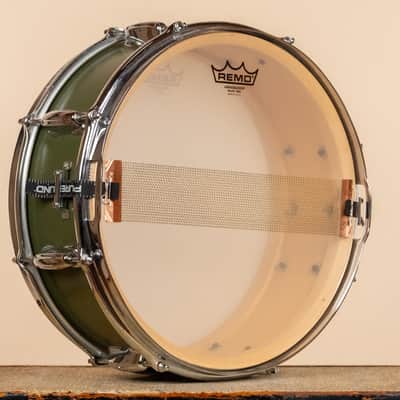 1990s Slingerland Nashville Era Radio King Refinished in Forest Green - 5.5x14 image 6