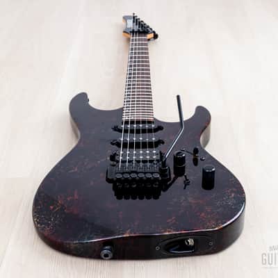 1994 Hamer USA Centaura GCTS-JR-2 Iridescent Swirl HSS Superstrat, Near-Mint w/ Case image 11