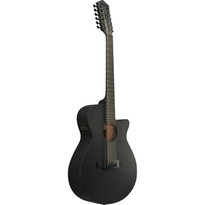 Ibanez AEG1221 AEG 12-String Acoustic Electric Guitar - Black Out image 4