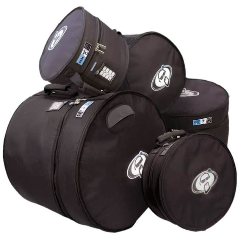 Drum Bag Set Protection Racket Rock Fusion Size Cases Five Piece image 1