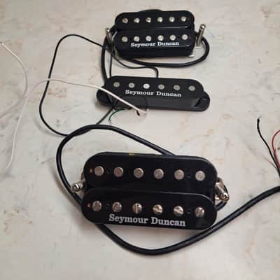 Seymour Duncan Distortion Trembucker Humbucker HSH Set of 3: TB-6, SSL-6, SH-6n - Black Finish- Tested! All Work! image 1