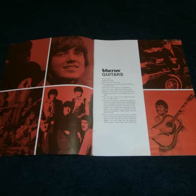 Vintage 1969 Vox Catalog! Voxtron Guitars, Acoustic, Amps, Organ! image 2