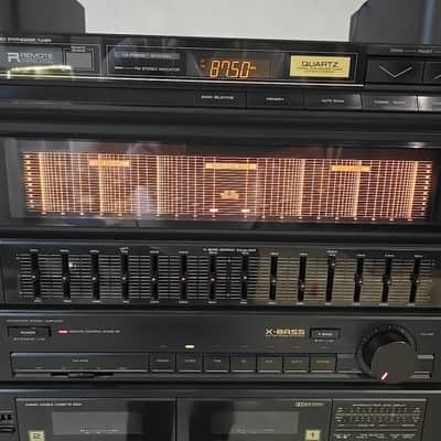 System Sharp 7700 Rare Vintage Set Cassette Deck+Tuner+CD+Amplifier+Sound Japan image 17