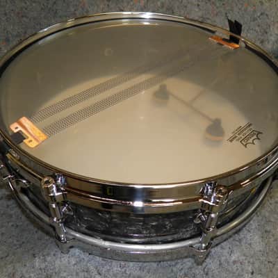 Lang Snare Drum 4x14 1980s - Black Diamond Pearl image 11