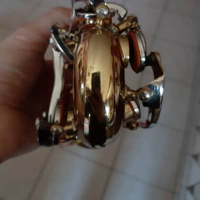Ultra rare vintage curved Sopranino Saxophone Eb , hanmade sax Prof. Orsi Milano completely restored !!!!! image 5
