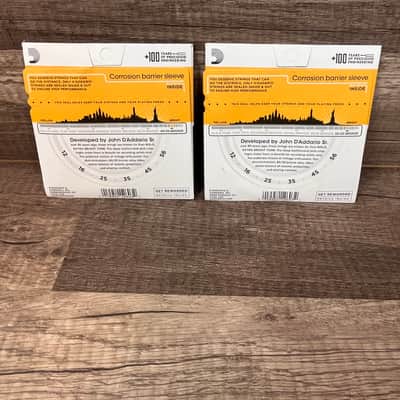 D'Addario EJ14  ~ 80/20 Bronze ~ Light Top/Med Bottom ~ Acoustic Guitar Strings ~ 12-56 ~ NIB (LOT of 2) image 2