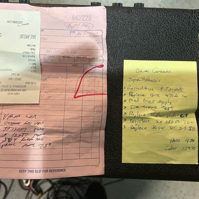 1971 Fender Super Reverb 40-Watt Full Rehab and 4x10 Eminence Legend  Speaker’s image 7