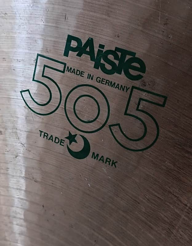 Paiste 505 Green Label 20" Ride Cymbal image 1