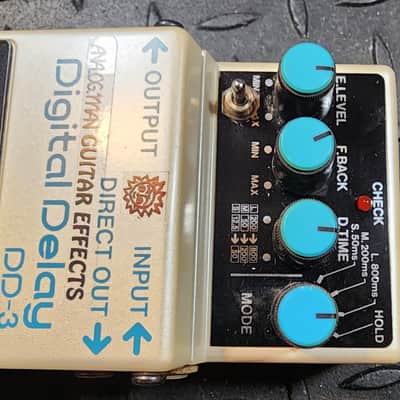 Boss DD-3 Digital Delay with Analogman High Cut Mod 3 Way Toggle Modded image 3
