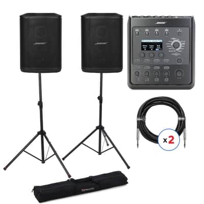 Bose S1 Pro+ Multi-position PA System and T4S 4-Channel Mixer Stand Bundle image 4