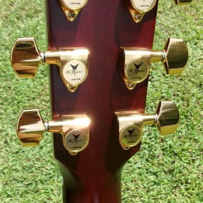2011 K Yairi WY-1SB Electric Acoustic Guitar with cutaway+Hard Case etc. image 11