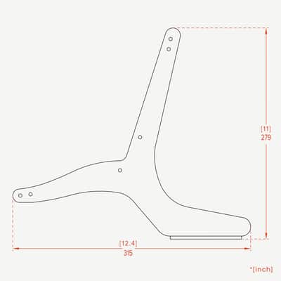 Tiptop Audio Dual Mantis Studio Brackets (White) - Accessory for Modular Synthesizers image 1
