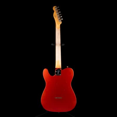 Pre Owned 2024 Fender Custom Shop Postmodern Telecaster HS Journeyman Relic Faded Aged Candy Tangerine With OHSC image 9