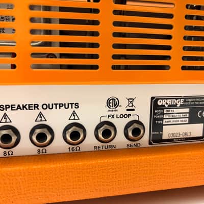 Orange OR15H 15-Watt Guitar Amp Head 2012 - Present - Orange image 7