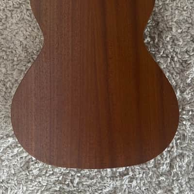 Luna UKE TRIBAL Tenor Size Mahogany Acoustic Ukulele - Satin Natural image 3
