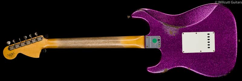 Fender Custom Shop NAMM LTD 1967 Strat Magenta Sparkle (147) | Reverb
