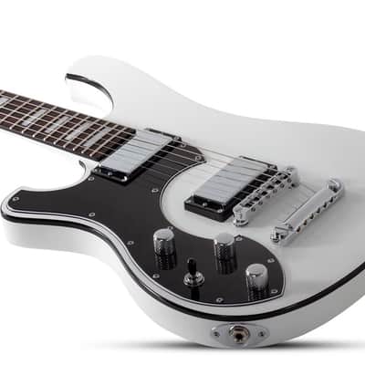 Schecter Stargazer-6 LH - Gloss White (686) image 11