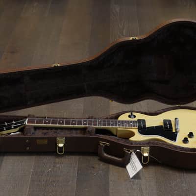 2021 Gibson Custom Shop 1957 Historic Reissue Les Paul Junior Electric Guitar TV Yellow + COA OHSC image 22