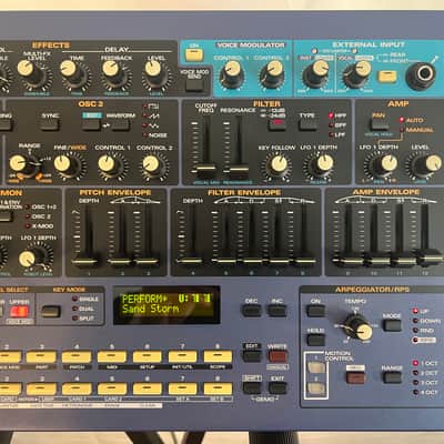 Roland JP-8080 Synthesizer Module 1998 - 2002 Blue image 6