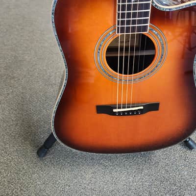 Used 2024 Zager ZAD900CE AURA Pro Series Acoustic-Electric Guitar - Vintage Cherry Sunburst w/ Zager Case image 4