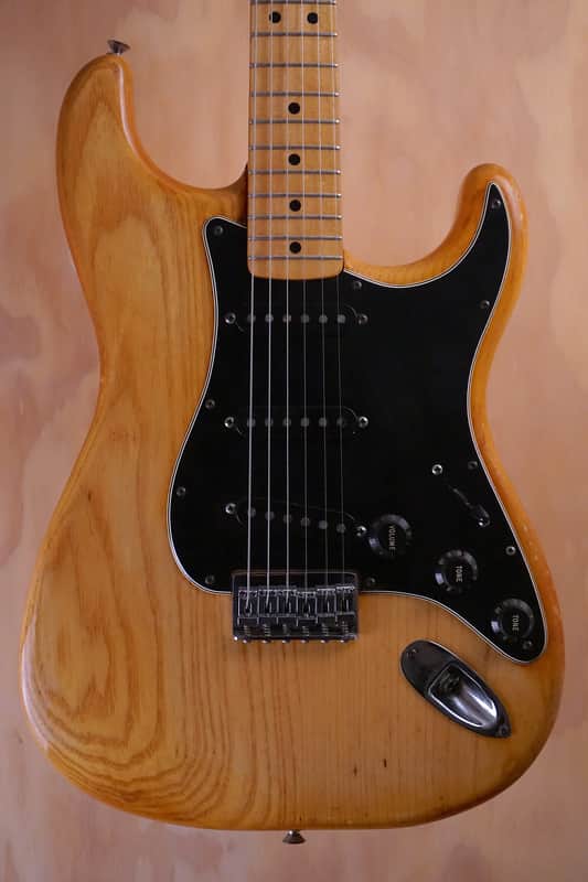 1978 Fender Stratocaster Hardtail Natural USA Vintage Electric Guitar w/ Hard Case image 1