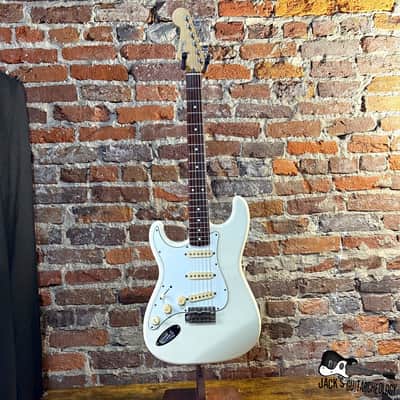 Fender Stratocaster Left-Handed *MIJ* Electric Guitar (1996 - Olympic White) image 4