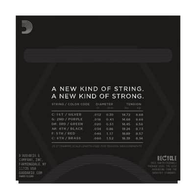 D'Addario NYXL 12-60 Carbon Steel Alloy - Electric Guitar Strings image 3
