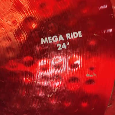 Paiste 24" Color Sound 900 Series Mega Ride Cymbal 2017 - Present - Red image 3