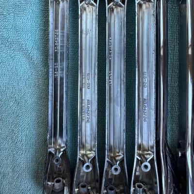 Premier Lot of 10 Vintage Bass Drum Lugs - Chrome 125-20 RD.843756 70s - Chrome image 7
