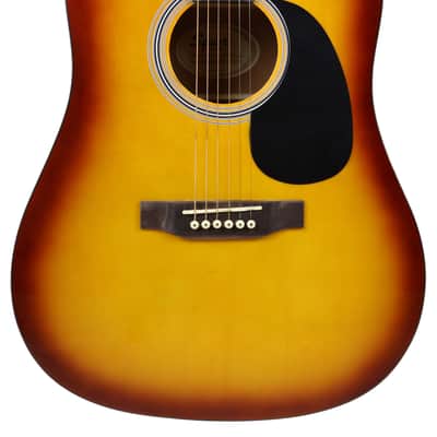 Fender Squier Dreadnought Acoustic Guitar - Sunburst image 4