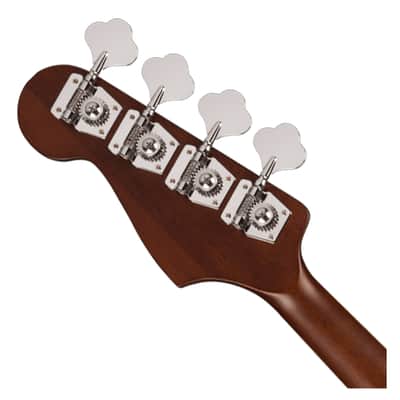 Fender Kingman Acoustic-Eletric Bass - Shaded Edge Burst w/ Walnut FB image 5