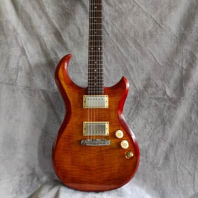 96 art Solid Body Set Neck Doublecut Violin Burst Guitar - Custom Handmade image 2