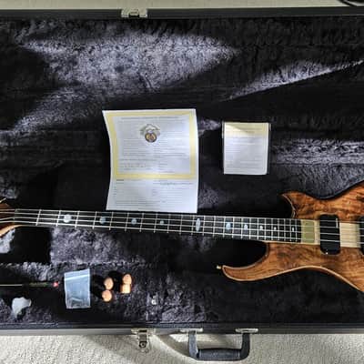 2021 Alembic Mark King Signature Standard Walnut 4 String Bass Guitar image 24