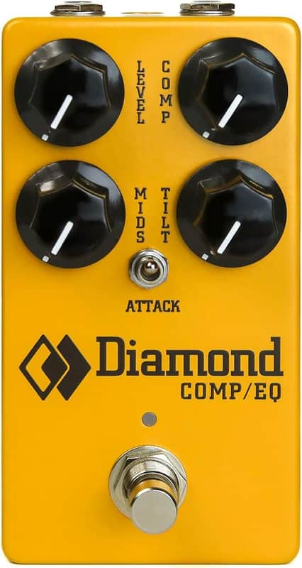Diamond Drive Comp EQ Optical Compressor & EQ Guitar Effects Pedal image 1