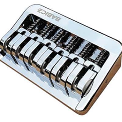Babicz Full Contact Hardware ORIGINAL SERIES FCH6 FIXED BRIDGE, 6 String, Chrome image 1