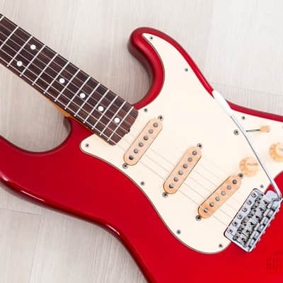 1992 Fender Stratocaster ‘62 Vintage Reissue ST62-53 Candy Apple Red 100% Original, Japan MIJ Fujigen image 7