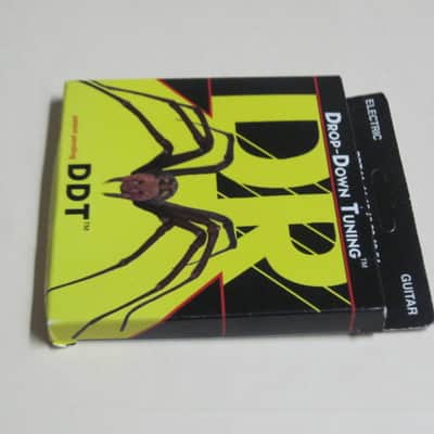 ONE SET new in package DR DDT-11 Drop-Down Tuning Electric Guitar Strings (11, 15, 19, 32,42, 54) Nickel-Plated Steel, Coated Core Technology, Core Wire: Hexagonal image 11